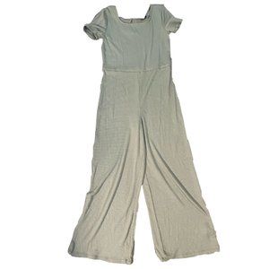Green Ribbed Jumpsuit Kids - Art Class